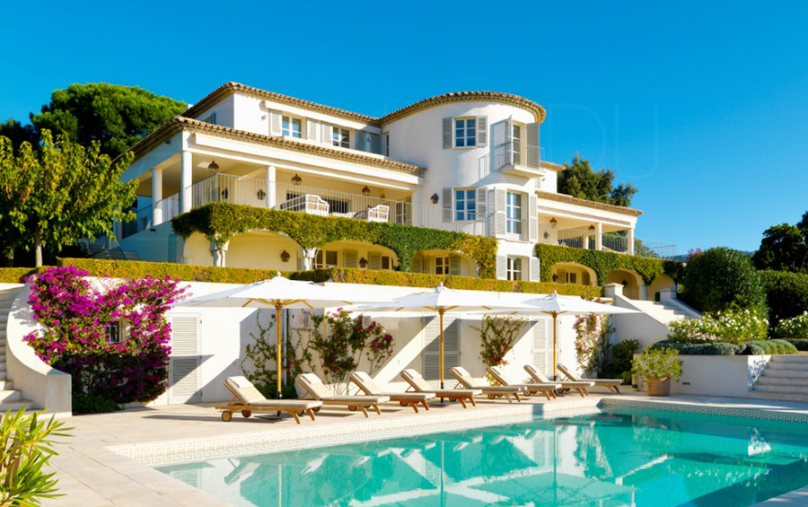 propriété de luxe vue mer , Rayol Canadel , piscine , maisons d'amis et