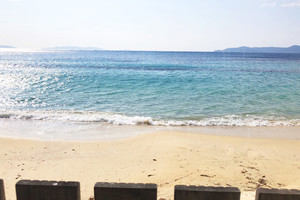 proprit pieds dans l'eau au Lavandou, vue mer