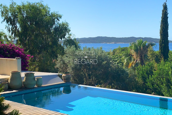 Villa vue mer  Giens face  Porquerolles