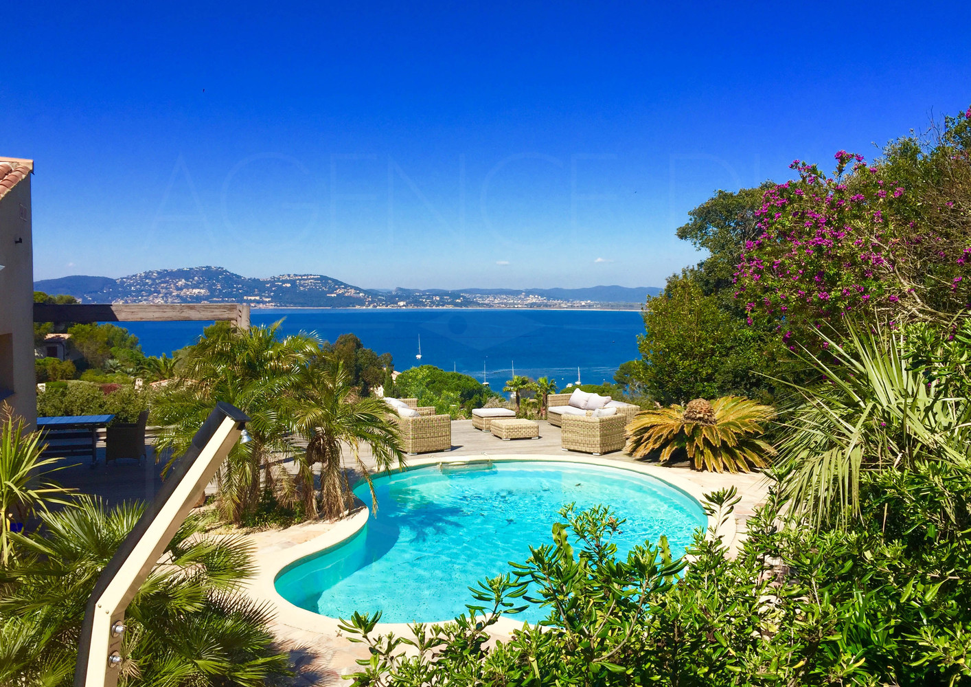 Giens Villa vue mer panoramique , villa plage à pieds à Giens, 5